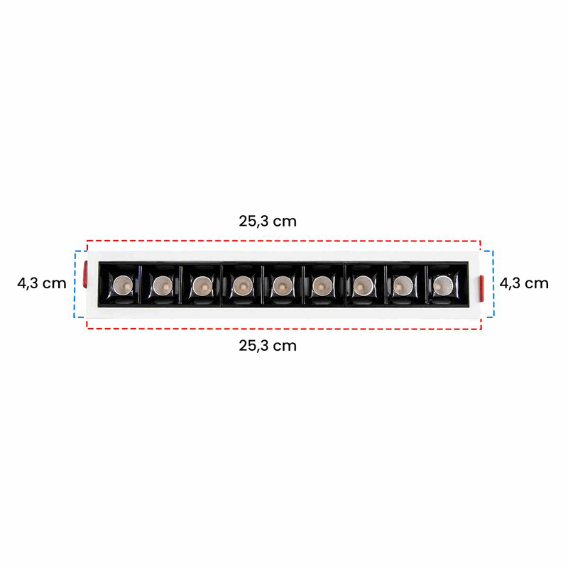 Spot LED Embutir Picco 21W 2700K IRC90 Preto/Branco 4899 ST3228-Interlight-Starlumen