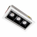 Spot LED Embutir Picco Preto 7W 2700K Foco Orientável 4582 ST3228 *-Spots-Starlumen