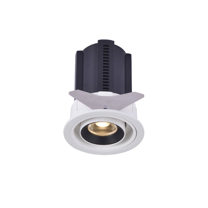 Spot LED Embutir Retrátil AIVA 24° 12W 2700K C/ Facho Direcionável a 360° Nordecor ST2925-Nordecor-Starlumen