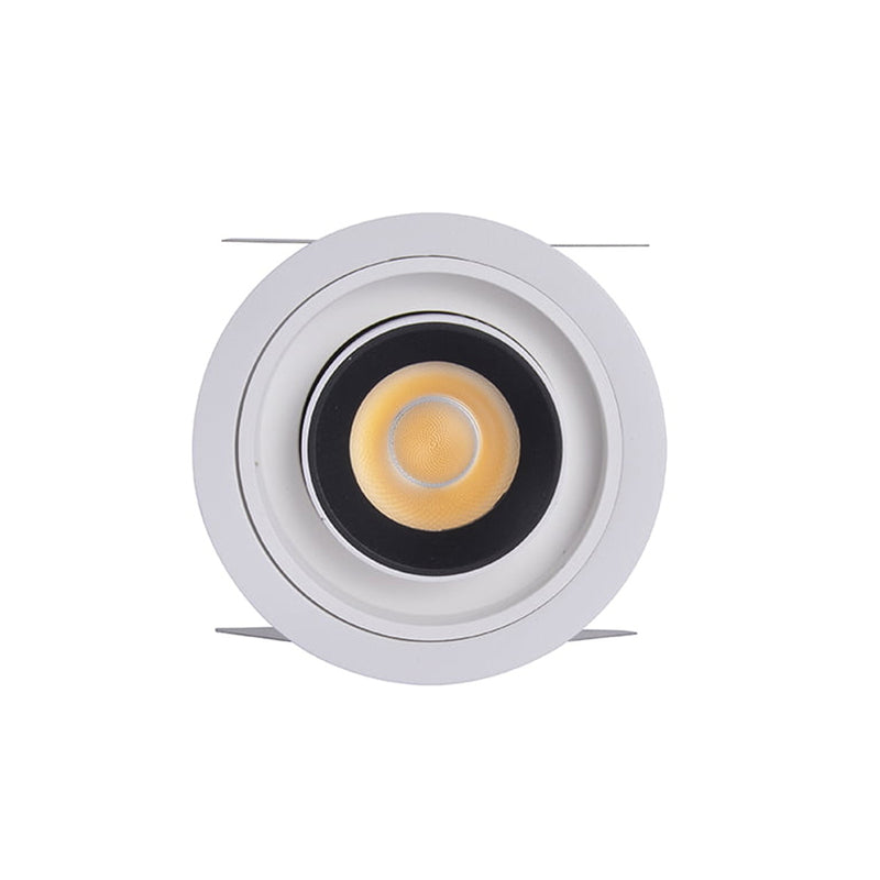 Spot LED Embutir Retrátil AIVA 24° 12W 2700K C/ Facho Direcionável a 360° Nordecor ST2925-Nordecor-Starlumen