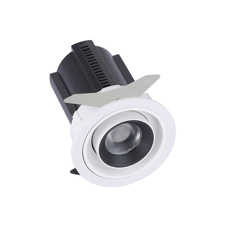 Spot LED Embutir Retrátil AIVA 24° 12W 2700K C/ Facho Direcionável a 360° Nordecor ST2925-Nordecor-Starlumen