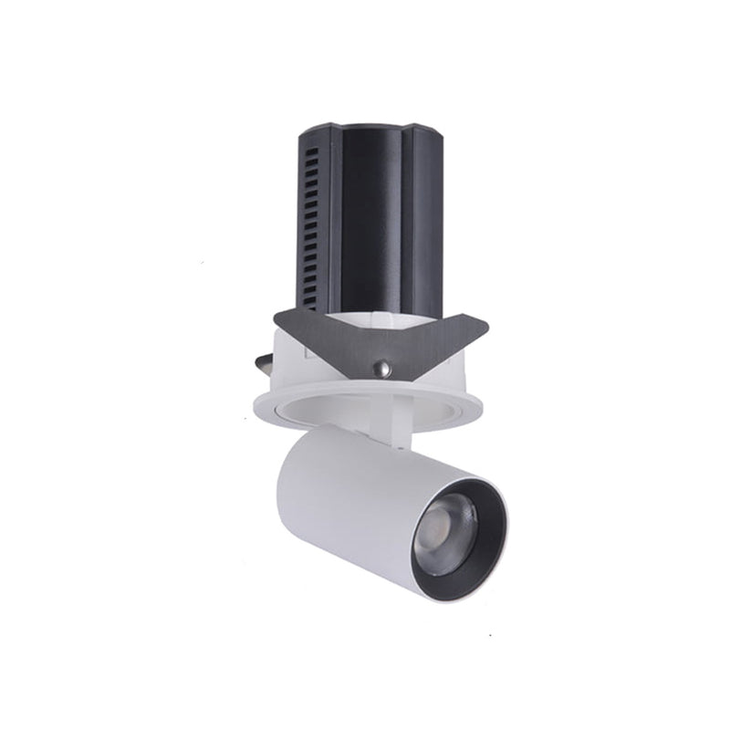 Spot LED Embutir Retrátil AIVA 24° 12W 2700K C/ Facho Direcionável a 360° Nordecor ST2925-Nordecor-Starlumen