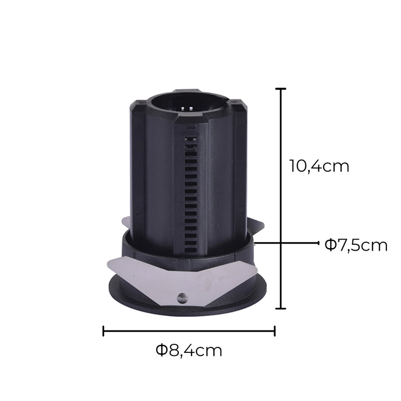 Spot LED Embutir Retrátil AIVA 24° 12W 2700K C/ Facho Direcionável a 360° Nordecor ST2925-Nordecor-Starlumen