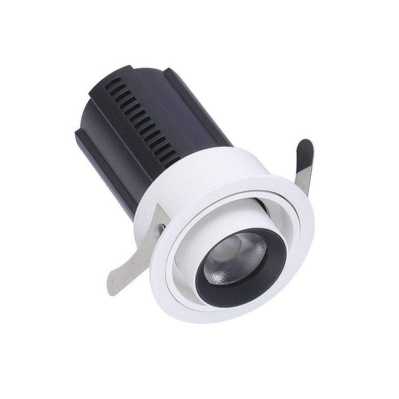 Spot LED Embutir Retrátil AIVA 24° 7W 2700K C/ Facho Direcionável a 360° Nordecor ST2925-Nordecor-Starlumen