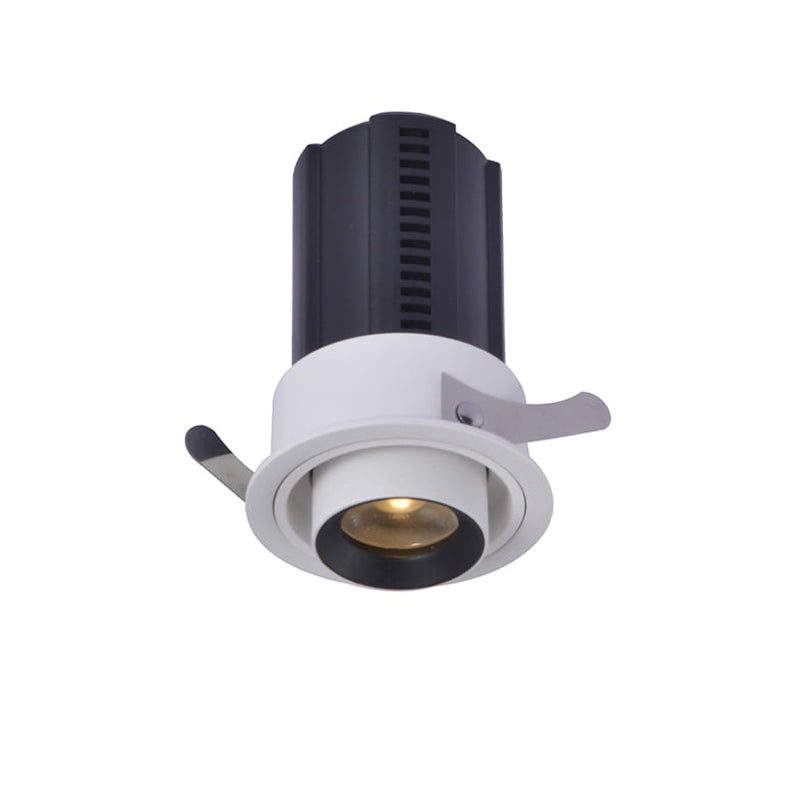 Spot LED Embutir Retrátil AIVA 24° 7W 2700K C/ Facho Direcionável a 360° Nordecor ST2925-Nordecor-Starlumen