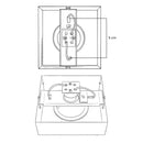 Spot Luminária Semi Embutido Fast em Alumínio p/ AR70 Starlumen ST3230-Starlumen-