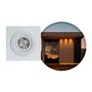 Spot Luminária Slim Sobrepor Teto Beiral Alumínio LED 7W Luz Quente Externo ST3250-Spots-Starlumen