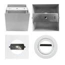 Spot Plafon Box 1 Foco E27 Alumínio Sobrepor Moderna Starlumen ST3236 - Branco-Spots-Starlumen