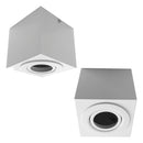 Spot Plafon Box 1 Foco E27 Alumínio Sobrepor Moderna Starlumen ST3236 - Branco-Spots-Starlumen