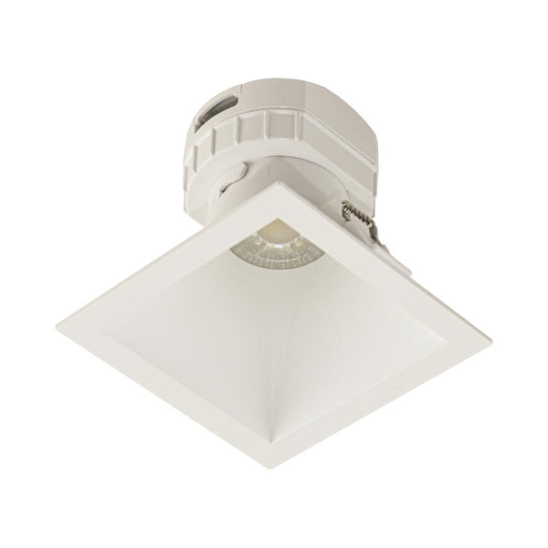 Spot Quadrado Embutir Branco LED 8W 60° Branco Quente Downlight SE 360.2227 ST2738-Save Energy-Starlumen