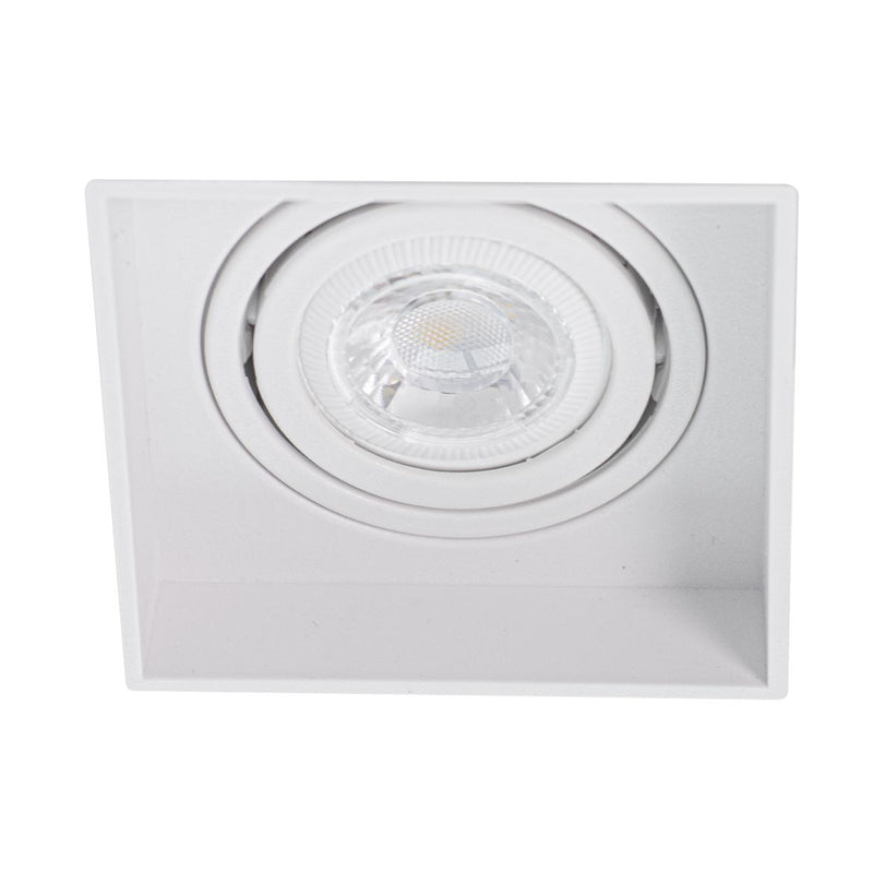 Spot Quadrado Embutir No Frame GU10 para dicróica MR16 Branco Gaya ST2888-Gaya-Starlumen