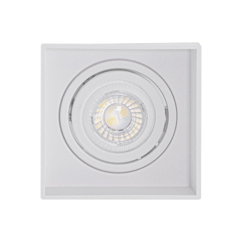 Spot Quadrado Embutir No Frame GU10 para dicróica MR16 Branco Gaya ST2888-Gaya-Starlumen