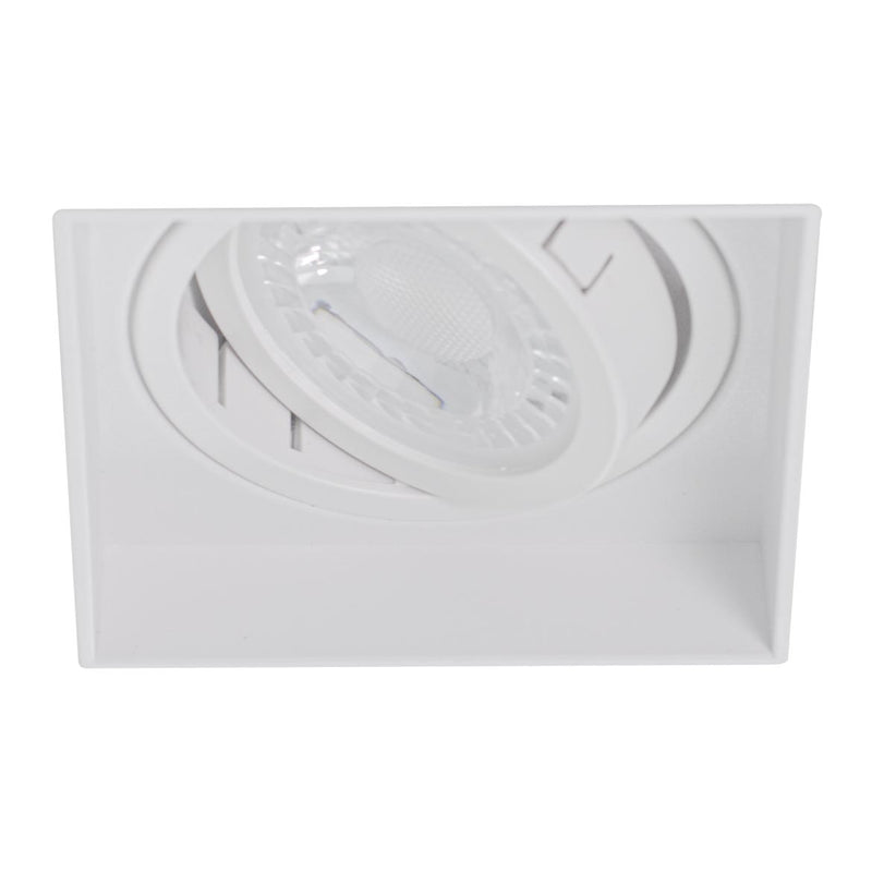 Spot Quadrado Embutir No Frame GU10 para dicróica MR16 Branco Gaya ST2888-Gaya-Starlumen