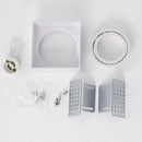 Spot Quadrado Embutir No Frame GU10 para dicróica MR16 Branco Gaya ST2888-Gaya-Starlumen