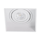Spot Quadrado Embutir No Frame GU10 para minidicróica MR11 Branco Gaya ST2887-Starlumen-Starlumen