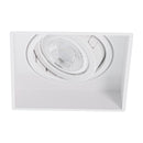 Spot Quadrado Embutir No Frame GU10 para minidicróica MR11 Branco Gaya ST2887-Starlumen-Starlumen