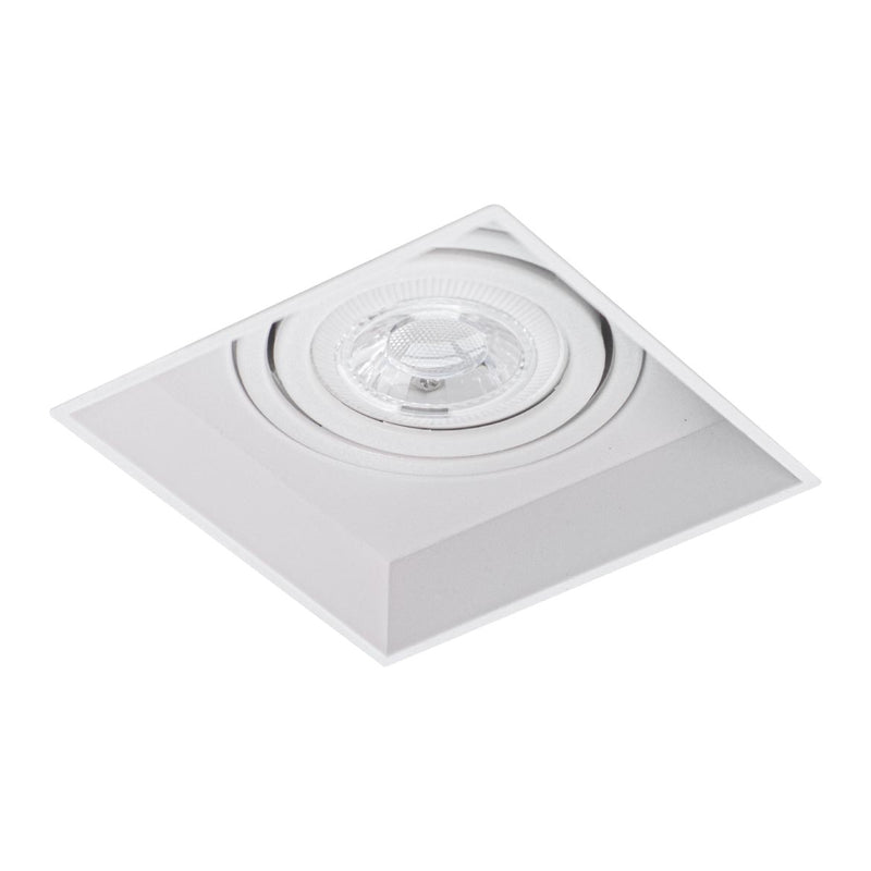 Spot Quadrado Embutir No Frame GU10 para minidicróica MR11 Branco Gaya ST2887-Starlumen-Starlumen