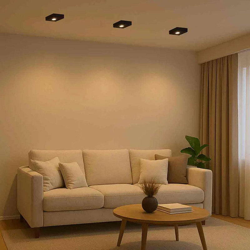 Spot Semi Embutido Fast Alumínio Quadrado p/ LED PAR20 E27 Starlumen ST3239-Starlumen-