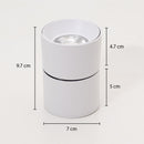 Spot Sobrepor Articulável Alny 10W Branco Quente 3000k 24° Nordecor ST3129-Nordecor-Starlumen