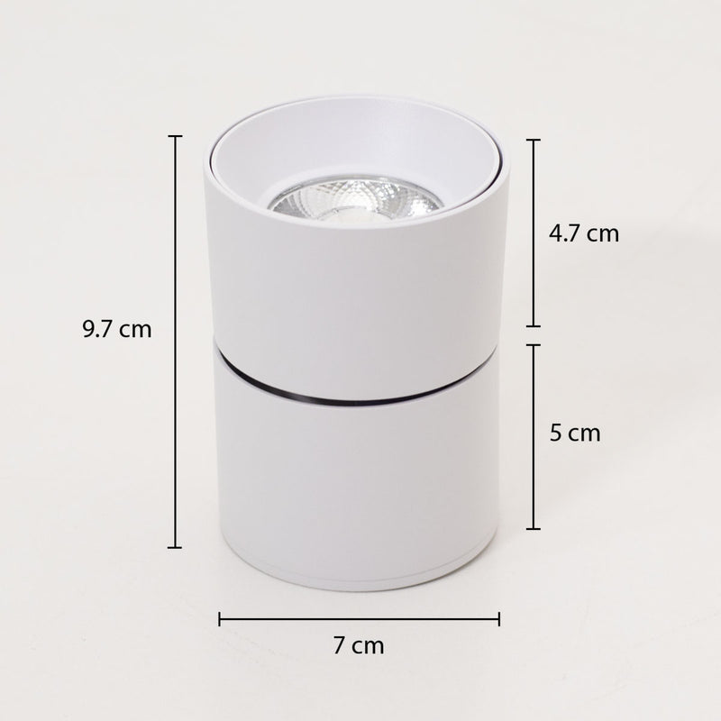 Spot Sobrepor Articulável Alny 10W Branco Quente 3000k 24° Nordecor ST3129-Nordecor-Starlumen