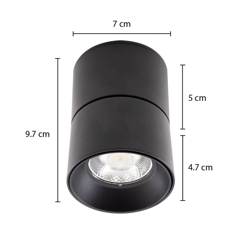 Spot Sobrepor Articulável Alny 10W Branco Quente 3000k 24° Nordecor ST3129-Nordecor-Starlumen