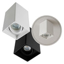 Spot Sobrepor Branco Quadrado P/ Lâmpada Dicroica Gu10 Mr16 DS2443 St2099-Delis-Starlumen