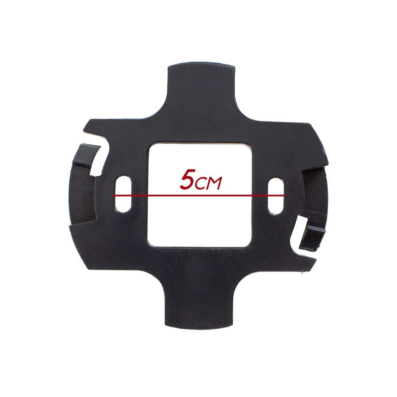 Spot Sobrepor Preto Quadrado P/ Lâmpada Dicroica Gu10 Mr16 DS2444 St2099-Delis-Starlumen