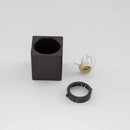 Spot Sobrepor Quadrado 7x7cm em ABS P/ MR16 GU10 SZ390S ST3027-Starlumen-