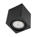 Spot Sobrepor Quadrado 7x7cm em ABS P/ MR16 GU10 SZ390S ST3027-Starlumen-Preto-