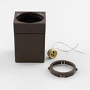 Spot Sobrepor Quadrado 9,5x9,5cm em ABS P/ AR70 GU10 SZ292/3S ST3029-Starlumen-