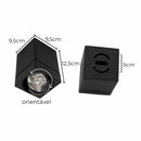Spot Sobrepor Quadrado 9,5x9,5cm em ABS P/ AR70 GU10 SZ292/3S ST3029-Starlumen-