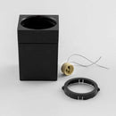 Spot Sobrepor Quadrado 9,5x9,5cm em ABS P/ AR70 GU10 SZ292/3S ST3029-Starlumen-