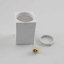 Spot Sobrepor Quadrado 9,5x9,5cm em ABS P/ AR70 GU10 SZ292/3S ST3029-Starlumen-