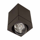 Spot Sobrepor Quadrado 9,5x9,5cm em ABS P/ AR70 GU10 SZ292/3S ST3029-Starlumen-Marrom-