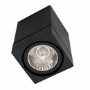 Spot Sobrepor Quadrado 9,5x9,5cm em ABS P/ AR70 GU10 SZ292/3S ST3029-Starlumen-Preto-
