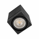 Spot Sobrepor Quadrado 9,5x9,5cm em ABS P/ PAR20 E27 SZ292/2S ST3032-Starlumen-Preto-