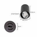 Spot Sobrepor Redondo 8,7cm em ABS P/ AR70 GU10 SZ293S ST3034-Starlumen-