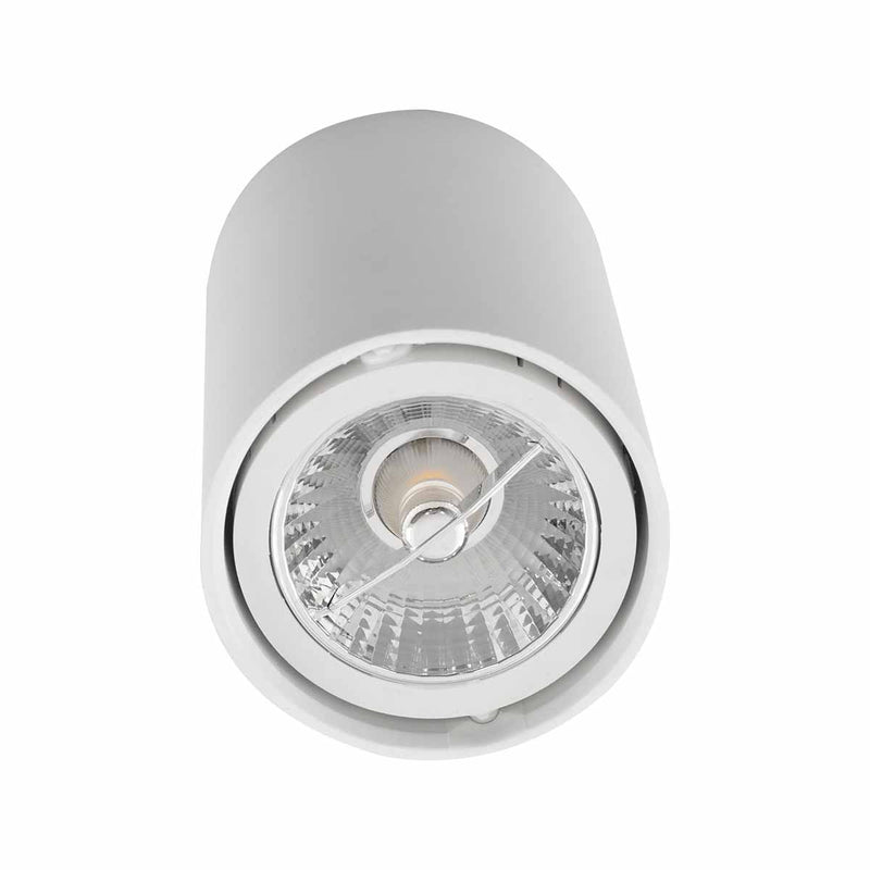 Spot Sobrepor Redondo 8,7cm em ABS P/ AR70 GU10 SZ293S ST3034-Starlumen-Branco-