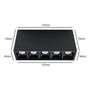 Spot Sobrepor Teto Soul Retangular LED 10W Opus IRC90 2700K ST3050-Preto-Spots-Starlumen