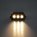 Spot Triplo Downlight Powerus Embutir 38° LED 6W Br. Quente 540lm NORDECOR ST2991-Nordecor-Starlumen