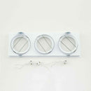 Spot Triplo Embutir Alumínio FIT CLICK Branco p/ 3x AR111 Falge ST2986-Falge-Starlumen