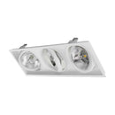 Spot Triplo Embutir Alumínio FIT CLICK Branco p/ 3x AR111 Falge ST2986-Falge-Starlumen