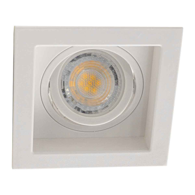 Spot de Embutir FLEA Quadrado 1xGU10 P/ Lâmpada MR16 Nordecor ST3104-Nordecor-Starlumen