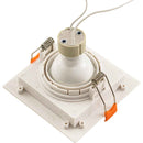 Spot de Embutir FLEA Quadrado 1xGU10 P/ Lâmpada MR16 Nordecor ST3104-Nordecor-Starlumen