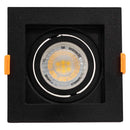 Spot de Embutir FLEA Quadrado 1xGU10 P/ Lâmpada MR16 Nordecor ST3104-Nordecor-Preto-Starlumen