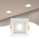 Spot de Embutir FLEA Quadrado Branco P/ Lâmpada MR11 GU10 6184 Nordecor ST3104-Nordecor-Starlumen