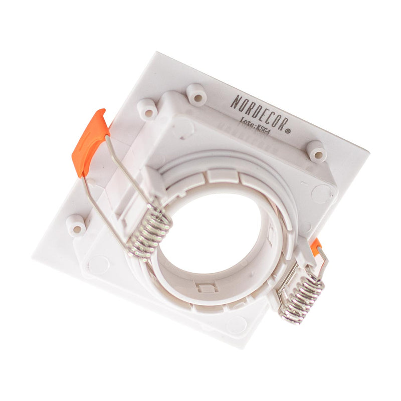 Spot de Embutir FLEA Quadrado Branco P/ Lâmpada MR11 GU10 6184 Nordecor ST3104-Nordecor-Starlumen