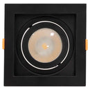 Spot de Embutir FLEA Quadrado Preto 1xE27 P/ Lâmpada PAR20 Nordecor 6191 ST3104-Nordecor-Starlumen