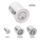 Spot de Embutir Micro borda 6,5 cm P/ LED MR16 GU10 ST2934-Vettro Lucci-Starlumen