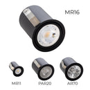 Spot de Embutir Micro borda 6,5 cm P/ LED MR16 GU10 ST2934-Vettro Lucci-Starlumen